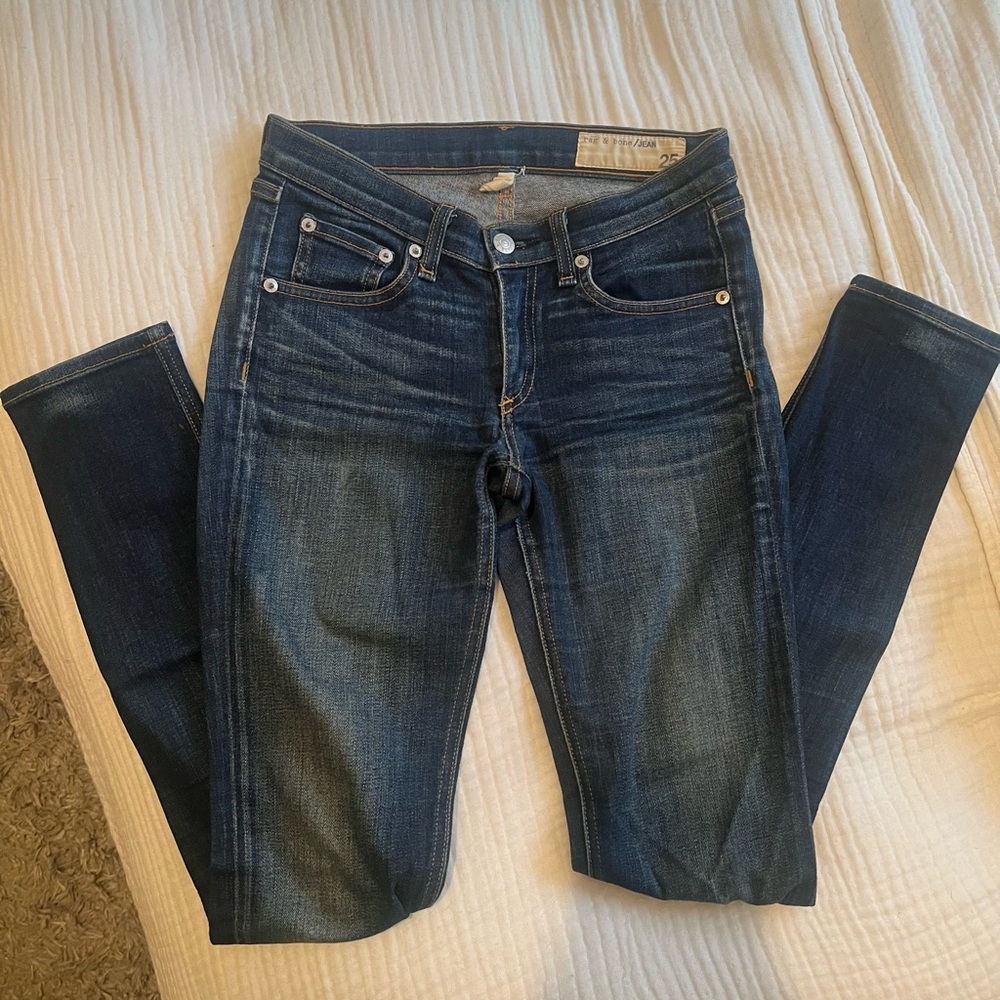 Rag and Bone skinny ankle jeans